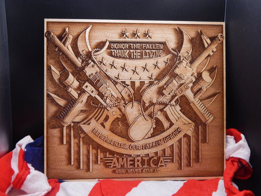 Honor the Fallen Sign